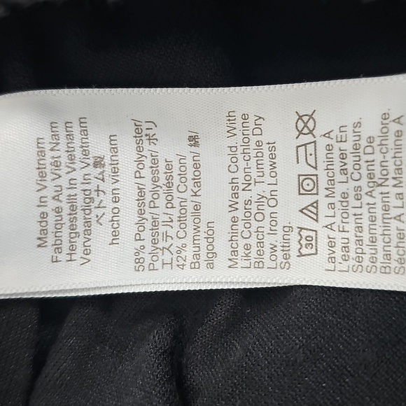 J. Crew sz M black ruffle top - Picture 8 of 10